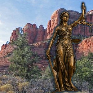 lady justice facing forward